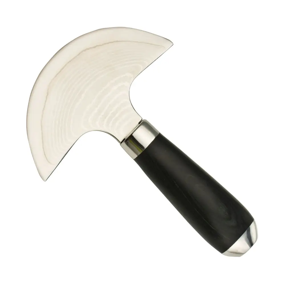 ROUND HEAD KNIFE - MEDIUM DAMASCUS STEEL - PRO