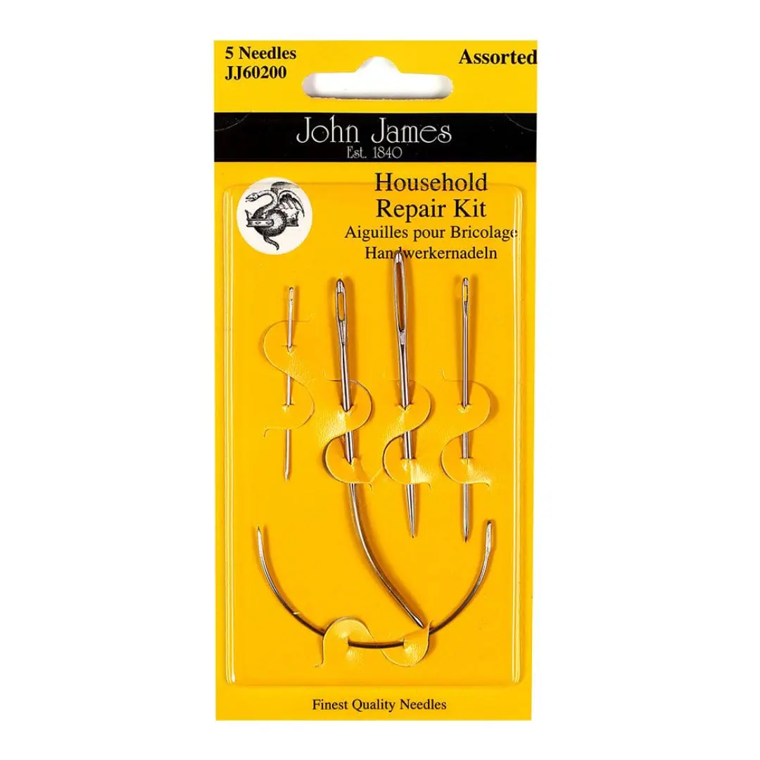 NEEDLES - HOUSEHOLD REPAIR NEEDLE SET (5PKT)