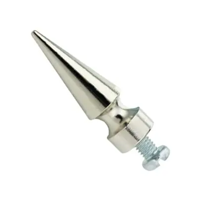 DECORATIVE SPIKES NICKEL ON BRASS - SCREW ON