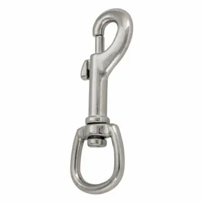 SNAP ROUND EYE SWIVEL NICKEL PLATED ZINC