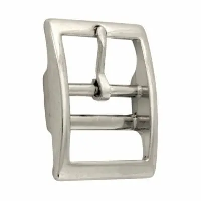 FULL DOUBLE BAR BUCKLE SQUARE NICKEL PLATED ZINC