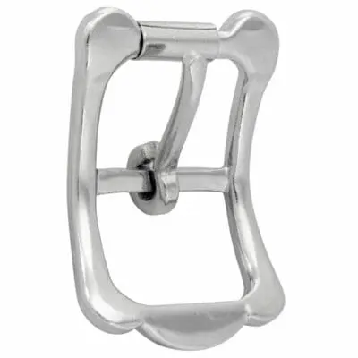 FULL ROLLER VICTORIA BRIDLE BUCKLE NICKEL PLATED