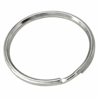 SPLIT KEY RING NICKEL PLATED