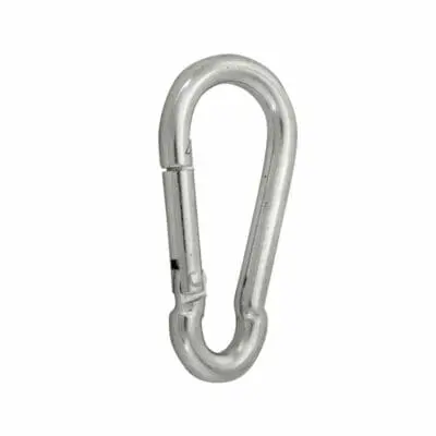 CARABINER 6MM X 60MM STAINLESS STEEL