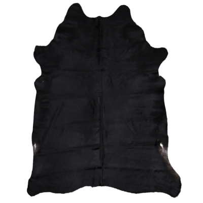 NATURAL COWHIDE RUG BLACK