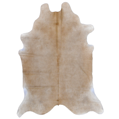 NATURAL COWHIDE RUG SOLID BEIGE