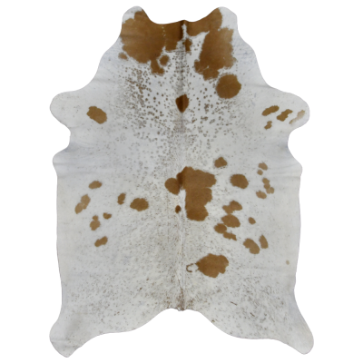 NATURAL COWHIDE RUG BEIGE & WHITE