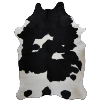 NATURAL COWHIDE RUG BLACK & WHITE