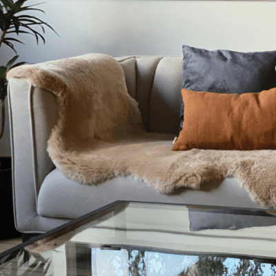 SHEARLING LAMBSKIN DOUBLE RUG
