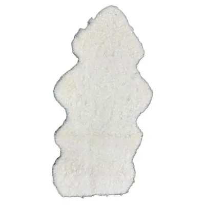 SHORT WOOL CURLY 1.5 SHEEPSKIN WHITE
