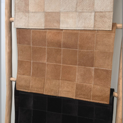 COWHIDE PATCHWORK DOORMAT CLEARANCE