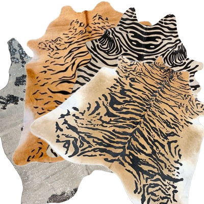PRINTED COWHIDE RUGS CLEARANCE